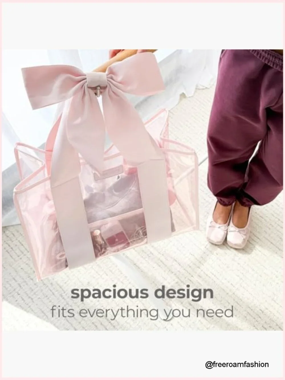 Large Waterproof Washable Tote Bag with Phone Pouch